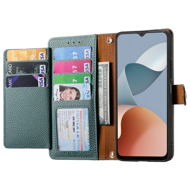 For ZTE Blade A34 Love Zipper Lanyard Leather Phone Case