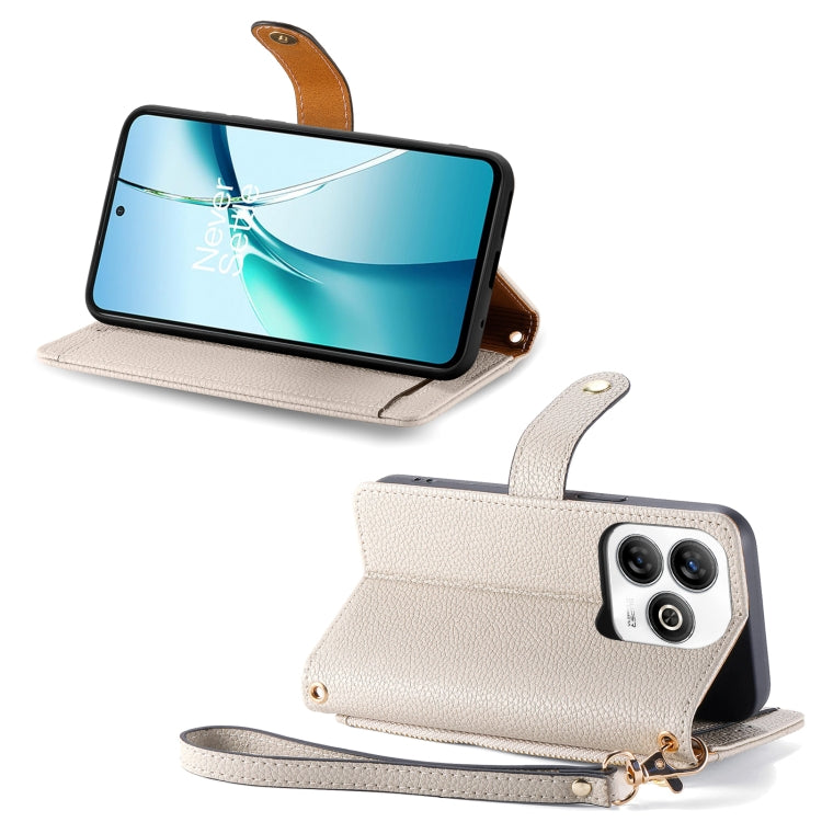 For ZTE Blade A75 4G Love Zipper Lanyard Leather Phone Case