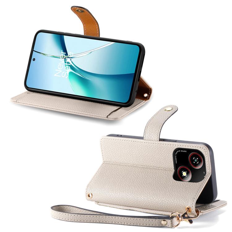 For ZTE Blade A35e 4G Love Zipper Lanyard Leather Phone Case
