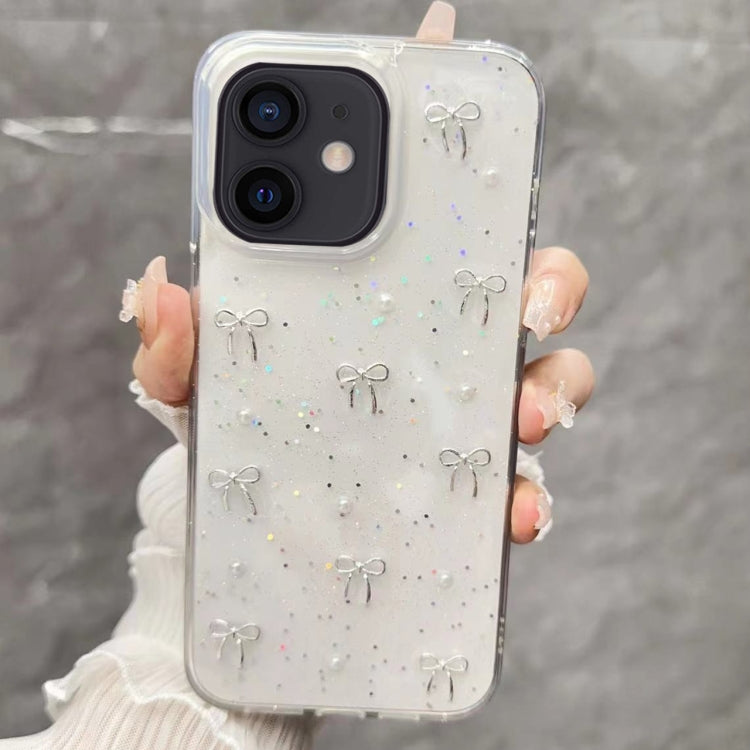 For iPhone  12 Small Fresh Bow TPU Phone Case