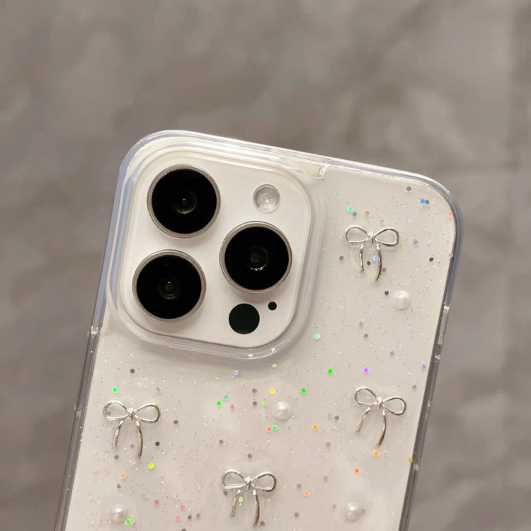 For iPhone 14 Small Fresh Bow TPU Phone Case