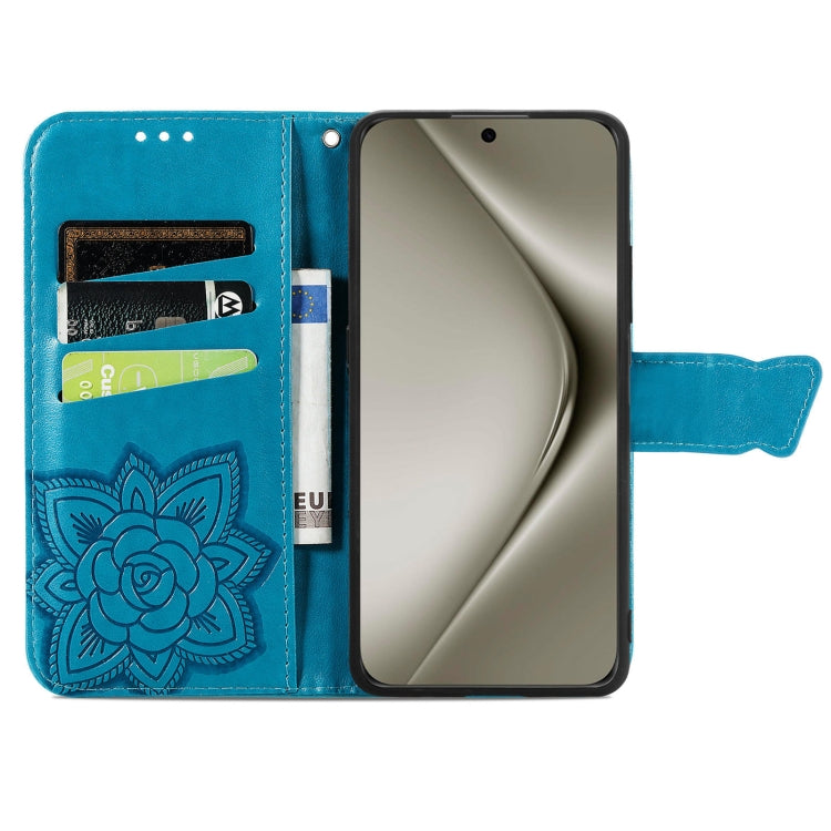 For Huawei Pura 70 Ultra Butterfly Love Flower Embossed Leather Phone Case