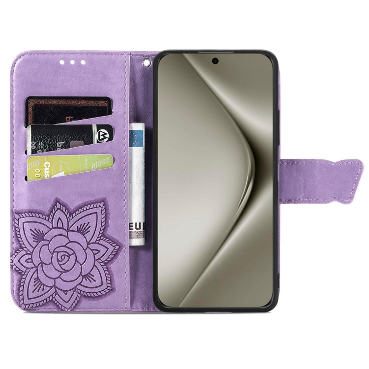 For Huawei Pura 70 Ultra Butterfly Love Flower Embossed Leather Phone Case