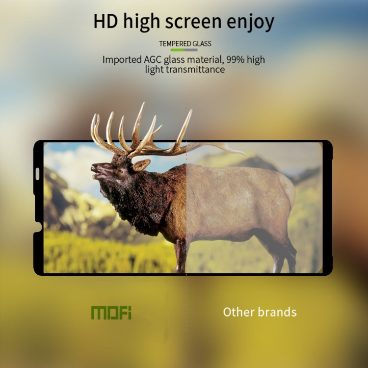 For Sony Xperia 10 VI MOFI 9H 2.5D Full Screen Tempered Glass Film - Black