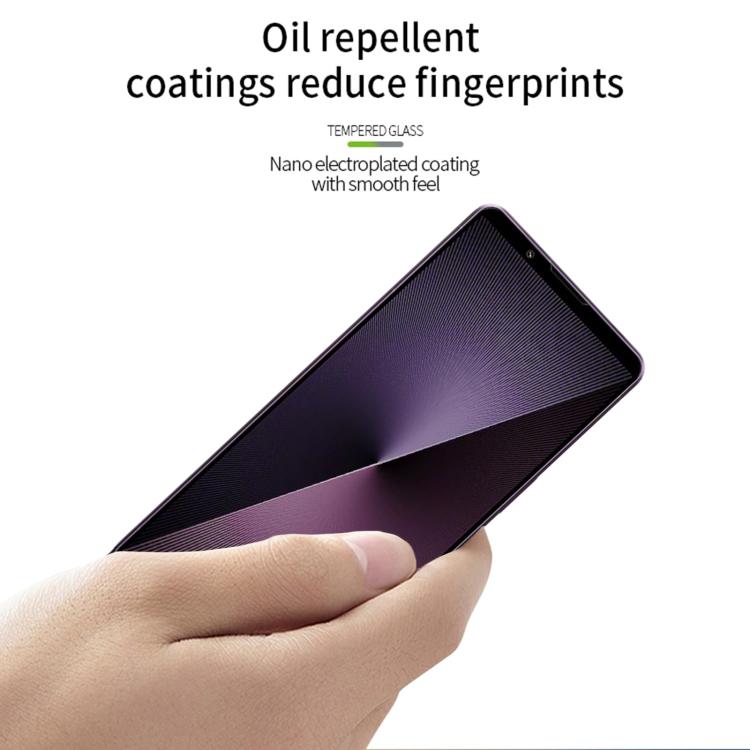 For Sony Xperia 1 VII MOFI 9H 2.5D Full Screen Tempered Glass Film - Black