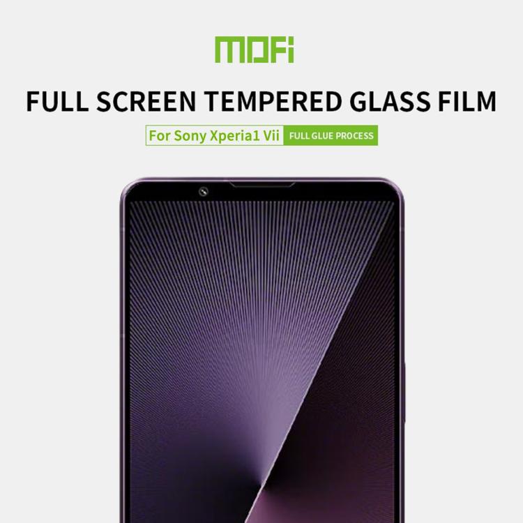 For Sony Xperia 1 VII MOFI 9H 2.5D Full Screen Tempered Glass Film - Black