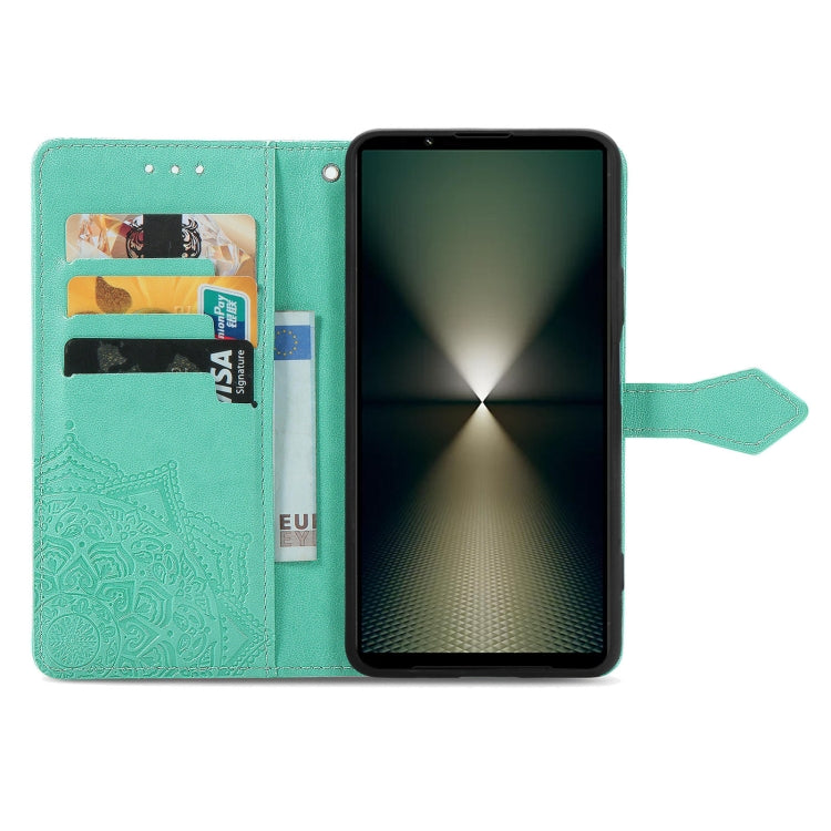 For Sony Xperia 10 VI Mandala Flower Embossed Leather Phone Case