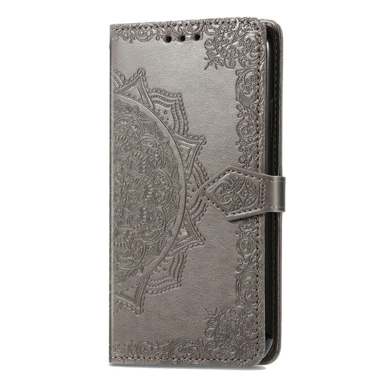 For ZTE Blade A34 Mandala Flower Embossed Leather Phone Case