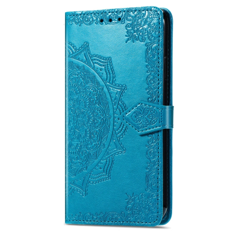 For ZTE Blade A34 Mandala Flower Embossed Leather Phone Case