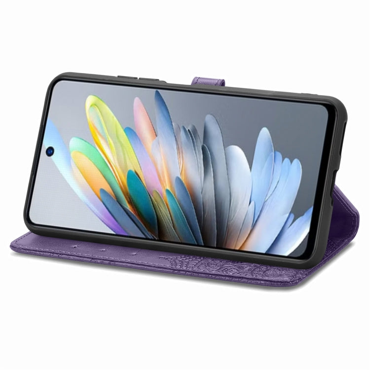 For ZTE Blade A75 4G Mandala Flower Embossed Leather Phone Case