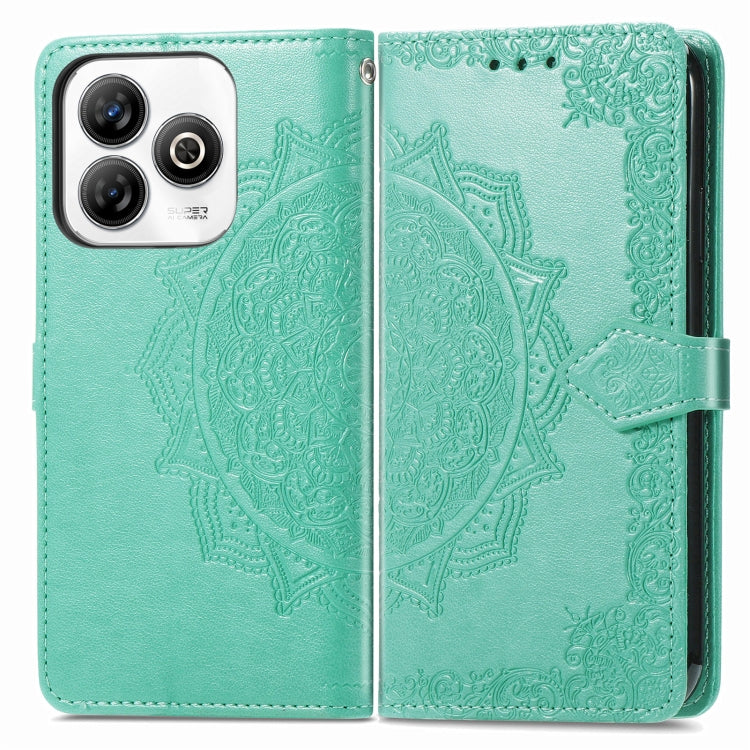 For ZTE Blade A75 4G Mandala Flower Embossed Leather Phone Case