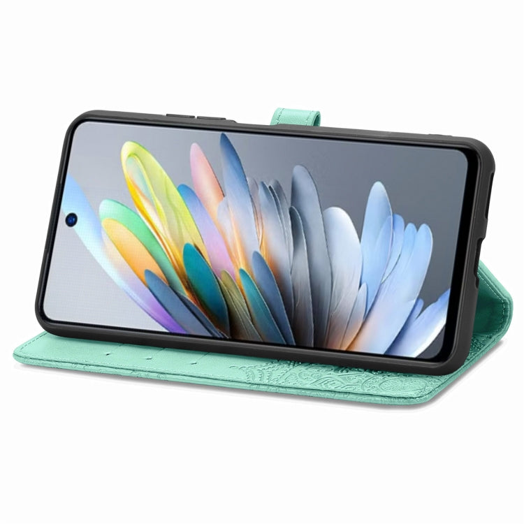 For ZTE Blade A75 4G Mandala Flower Embossed Leather Phone Case