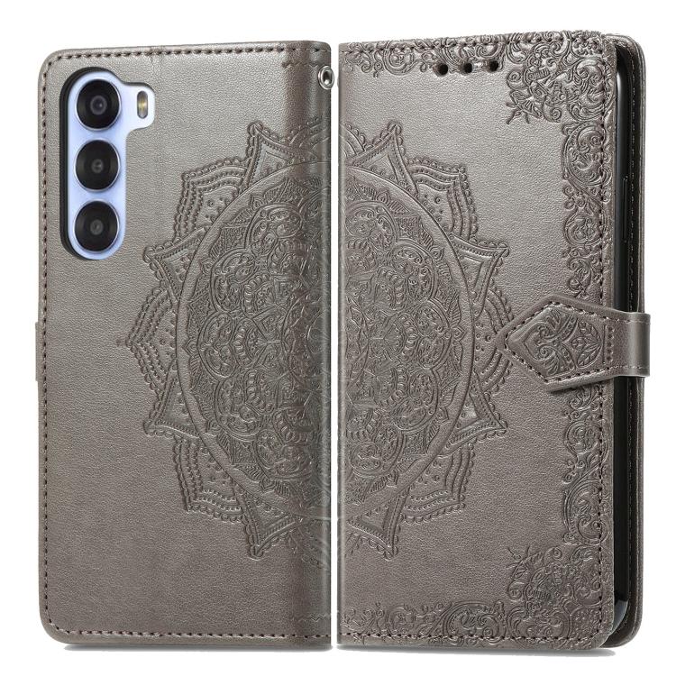 For ZTE Nubia S 5G Mandala Flower Embossed Leather Phone Case