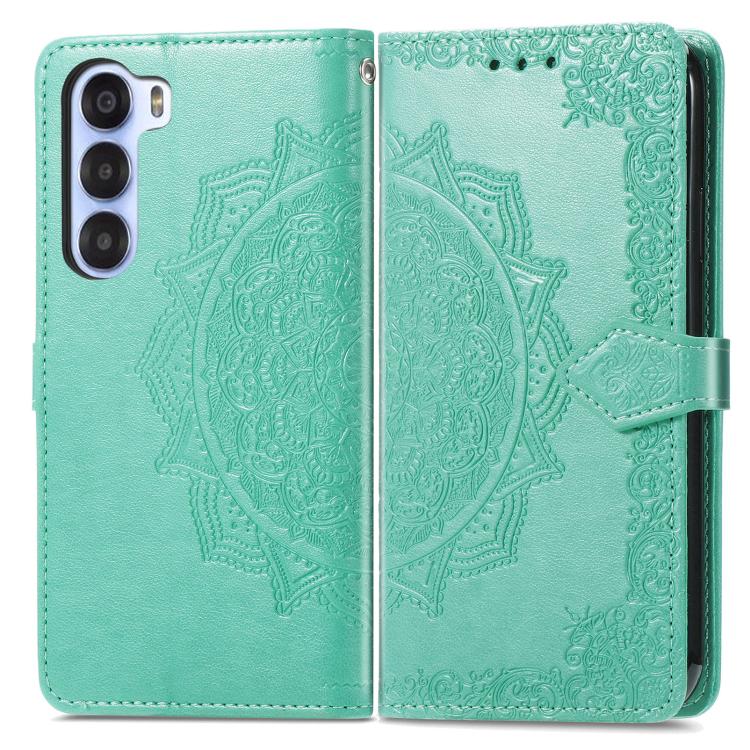 For ZTE Nubia S 5G Mandala Flower Embossed Leather Phone Case