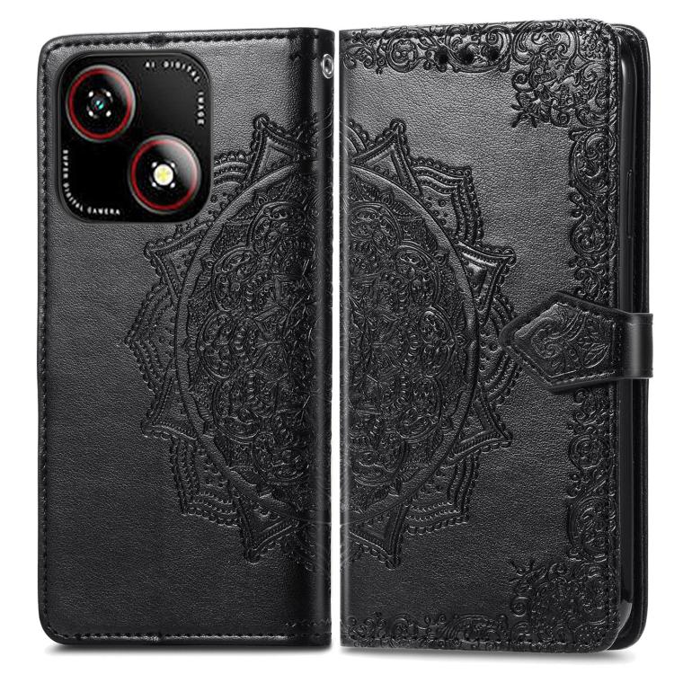 For ZTE Blade A35e 4G Mandala Flower Embossed Leather Phone Case