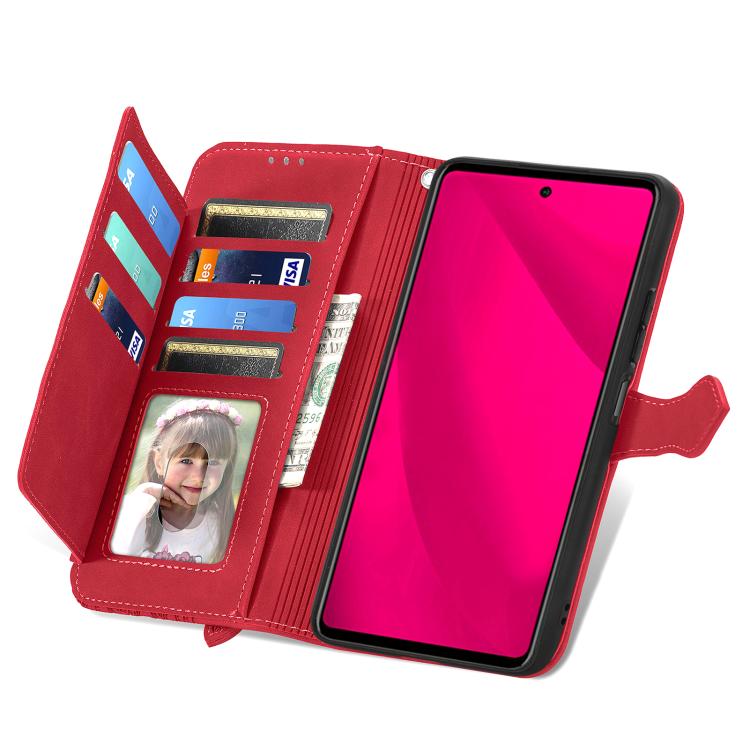 For Honor 400 Lite Global Embossed Flower Zipper Leather Phone Case