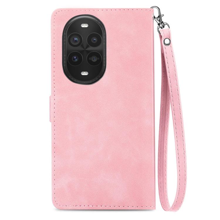 For Huawei nova 13 Pro Embossed Flower Zipper Leather Phone Case