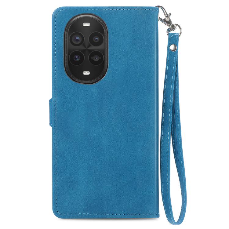 For Huawei nova 13 Pro Embossed Flower Zipper Leather Phone Case