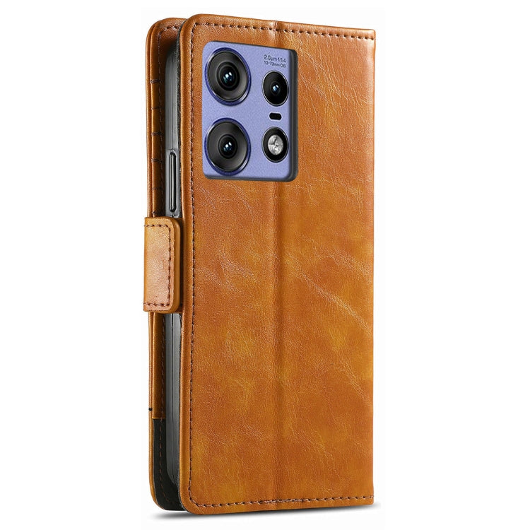 For Motorola Edge 50 Fusion CaseNeo Splicing Dual Magnetic Buckle Leather Phone Case
