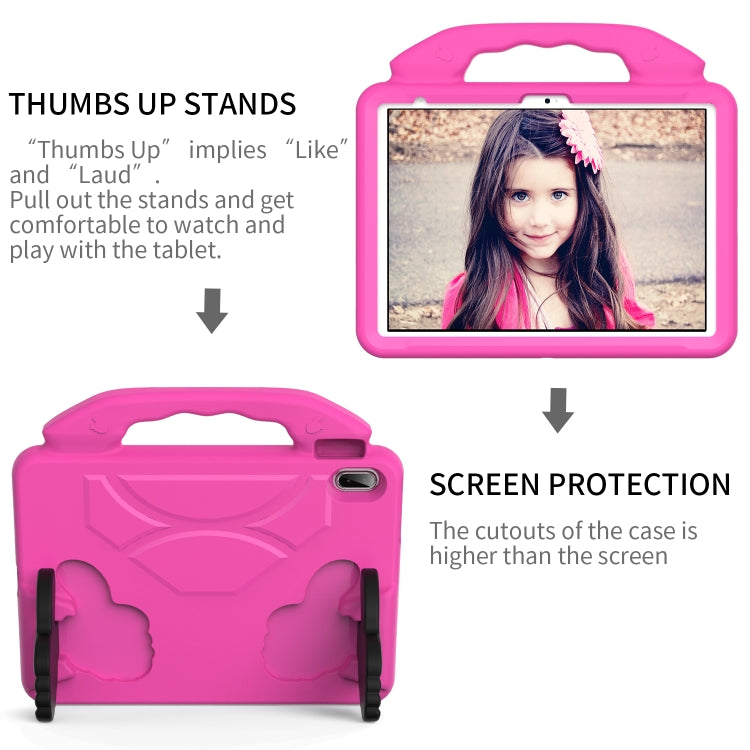 For iPad Air 11 2026 / 2025 / 2024 Children EVA Shockproof Tablet Case with Thumb Bracket