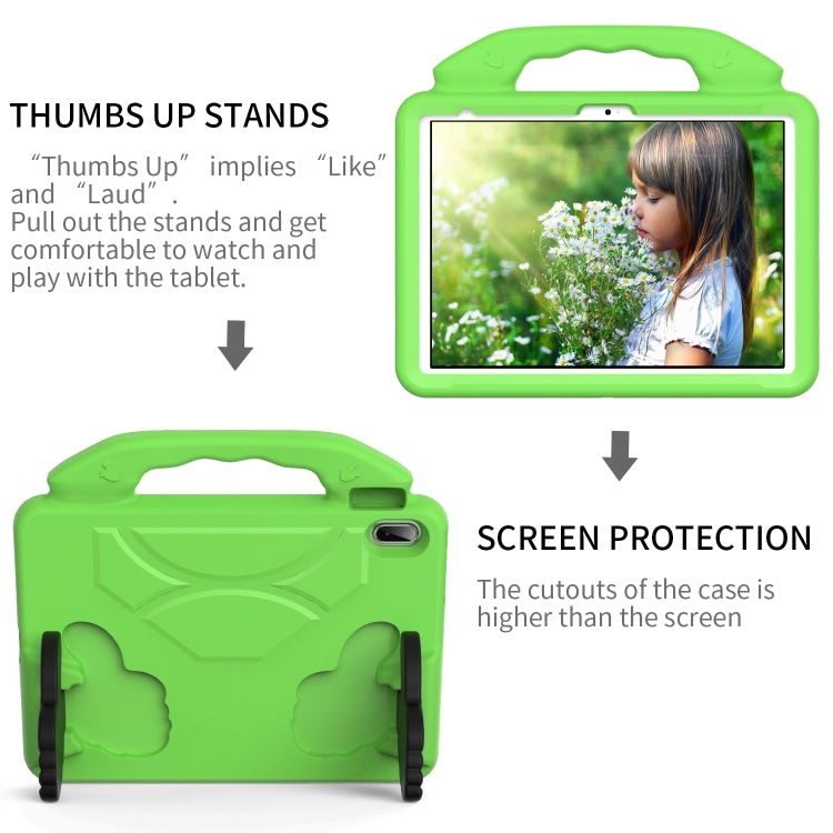 For iPad Air 11 2026 / 2025 / 2024 Children EVA Shockproof Tablet Case with Thumb Bracket