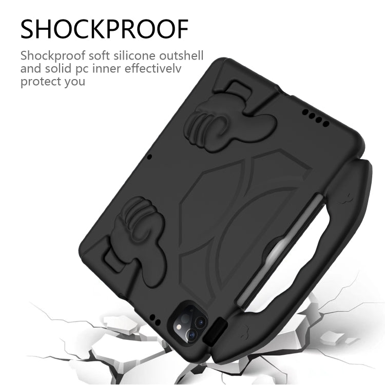 For iPad Pro 11 2025 / 2024 Children EVA Shockproof Tablet Case with Thumb Bracket