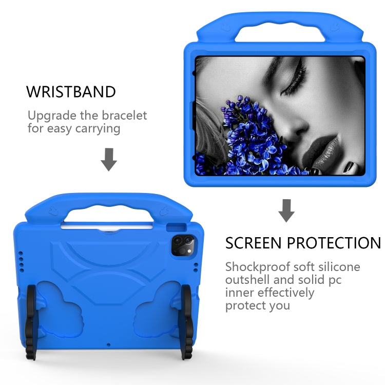 For iPad Pro 11 2025 / 2024 Children EVA Shockproof Tablet Case with Thumb Bracket