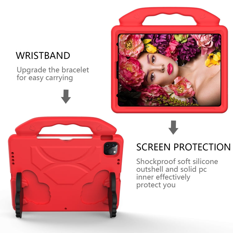 For iPad Pro 11 2025 / 2024 Children EVA Shockproof Tablet Case with Thumb Bracket