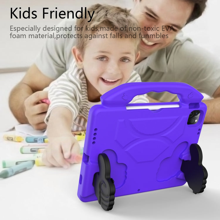 For iPad Pro 11 2025 / 2024 Children EVA Shockproof Tablet Case with Thumb Bracket