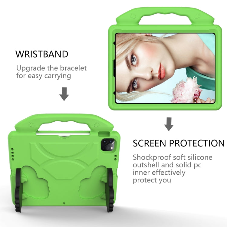 For iPad Pro 11 2025 / 2024 Children EVA Shockproof Tablet Case with Thumb Bracket