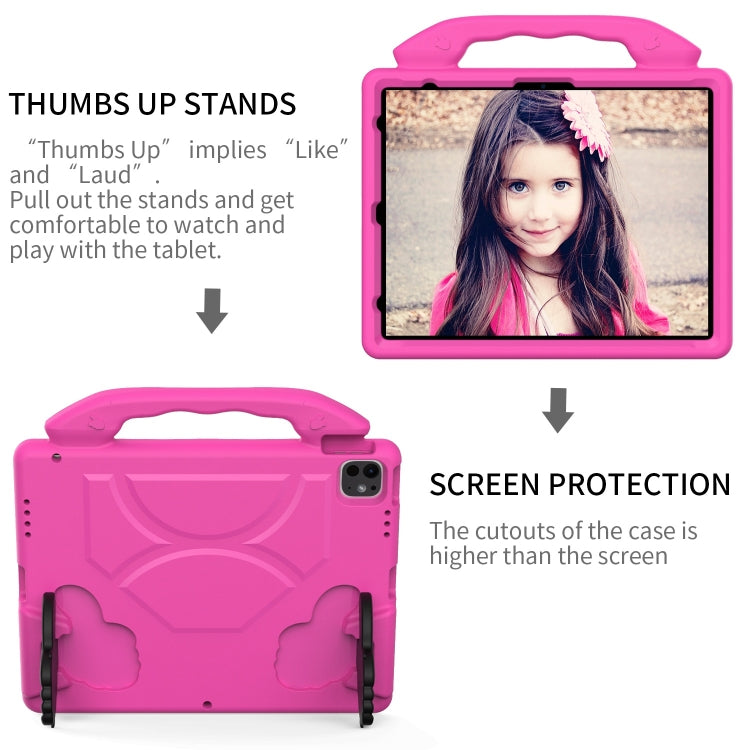 For iPad Pro 13 2025 / 2024 Children EVA Shockproof Tablet Case with Thumb Bracket