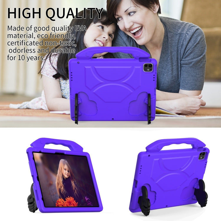 For iPad Air 13 2026 / 2025 / 2024 Children EVA Shockproof Tablet Case with Thumb Bracket