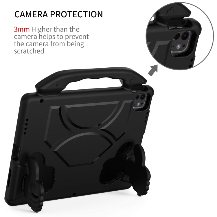 For iPad Pro 12.9 2022 / 2021 / 2020 Children EVA Shockproof Tablet Case with Thumb Bracket