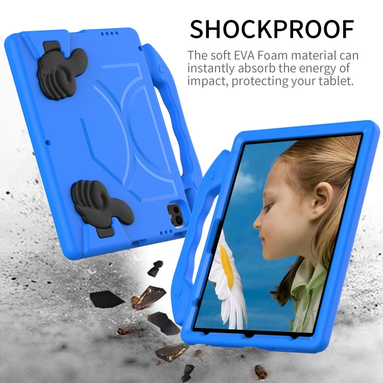 For iPad Pro 12.9 2022 / 2021 / 2020 Children EVA Shockproof Tablet Case with Thumb Bracket