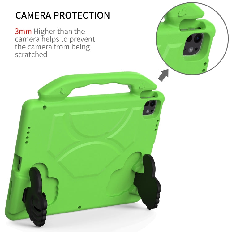 For iPad Pro 12.9 2022 / 2021 / 2020 Children EVA Shockproof Tablet Case with Thumb Bracket