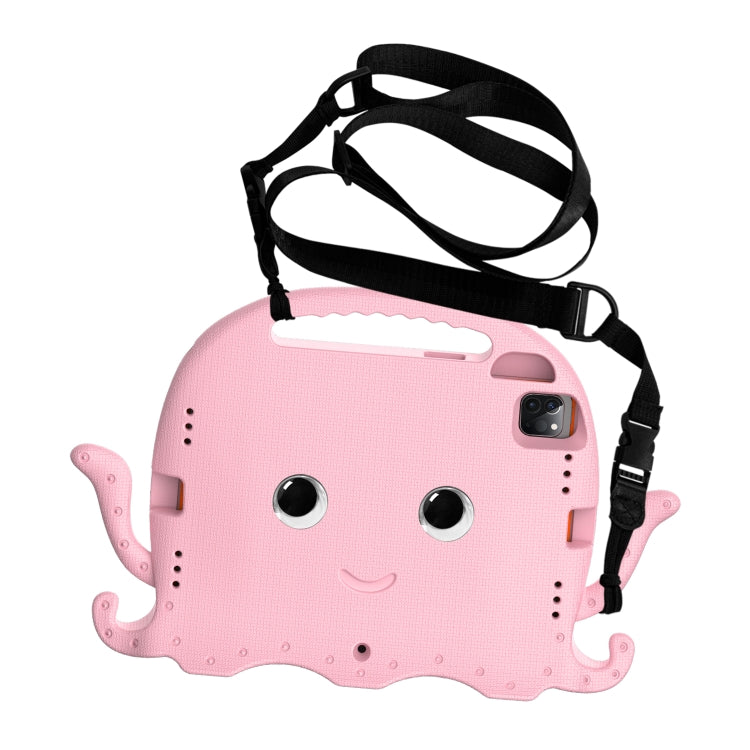 For iPad Pro 11 2025 / 2024 Octopus Style EVA Hybrid PC Shockproof Tablet Case with Strap