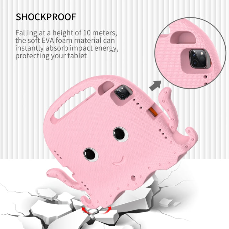 For iPad Pro 11 2025 / 2024 Octopus Style EVA Hybrid PC Shockproof Tablet Case with Strap