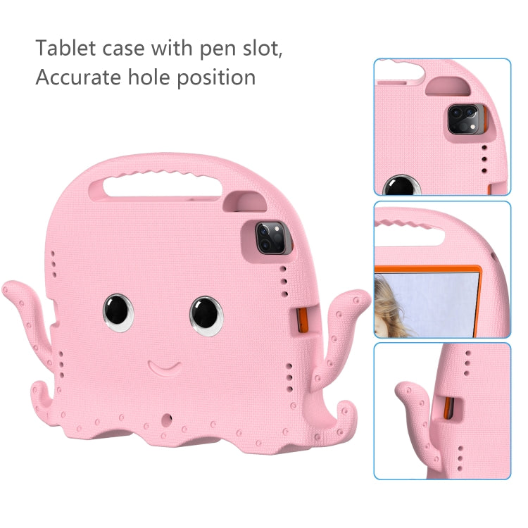 For iPad Pro 11 2025 / 2024 Octopus Style EVA Hybrid PC Shockproof Tablet Case with Strap