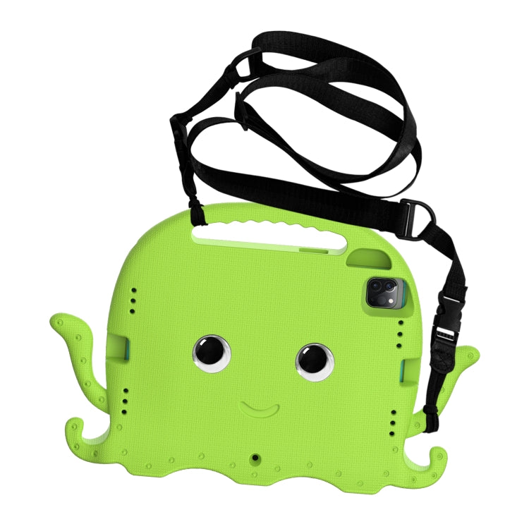 For iPad Pro 11 2025 / 2024 Octopus Style EVA Hybrid PC Shockproof Tablet Case with Strap