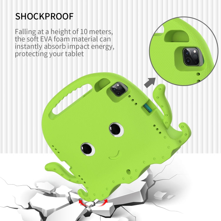 For iPad Pro 11 2025 / 2024 Octopus Style EVA Hybrid PC Shockproof Tablet Case with Strap