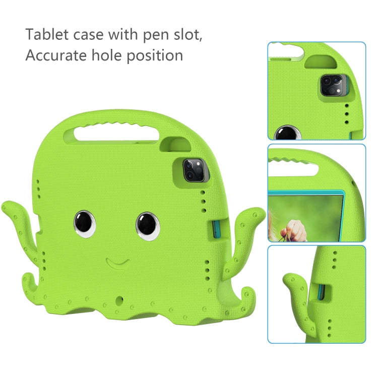 For iPad Pro 11 2025 / 2024 Octopus Style EVA Hybrid PC Shockproof Tablet Case with Strap