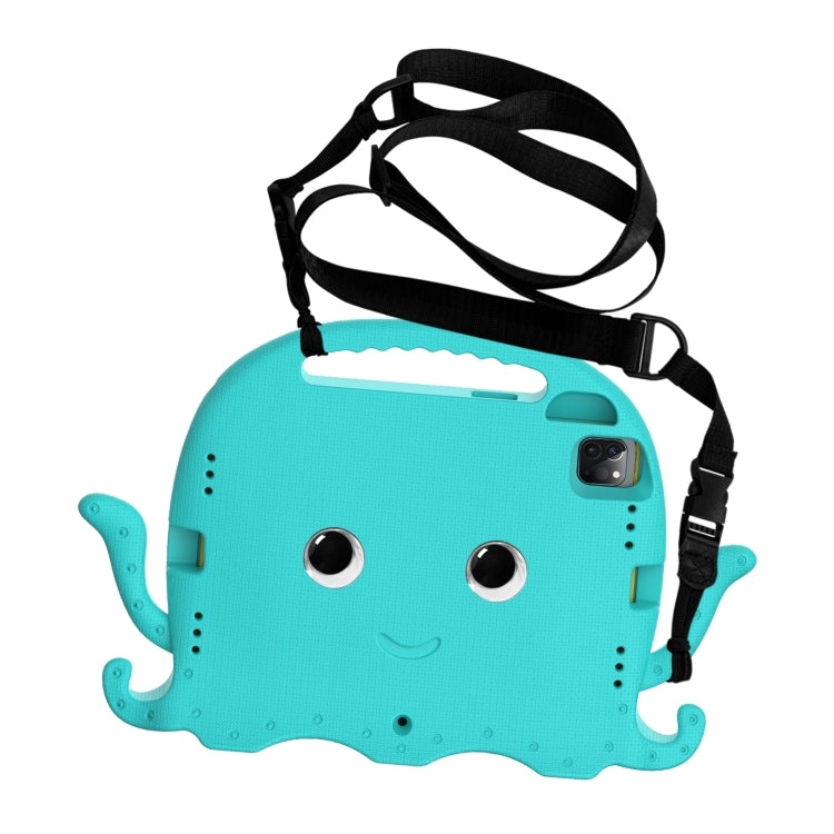 For iPad Pro 11 2025 / 2024 Octopus Style EVA Hybrid PC Shockproof Tablet Case with Strap