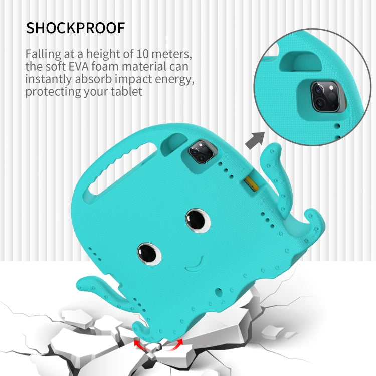 For iPad Pro 11 2025 / 2024 Octopus Style EVA Hybrid PC Shockproof Tablet Case with Strap