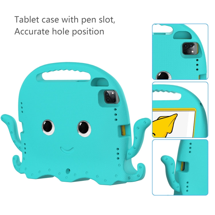 For iPad Pro 11 2025 / 2024 Octopus Style EVA Hybrid PC Shockproof Tablet Case with Strap