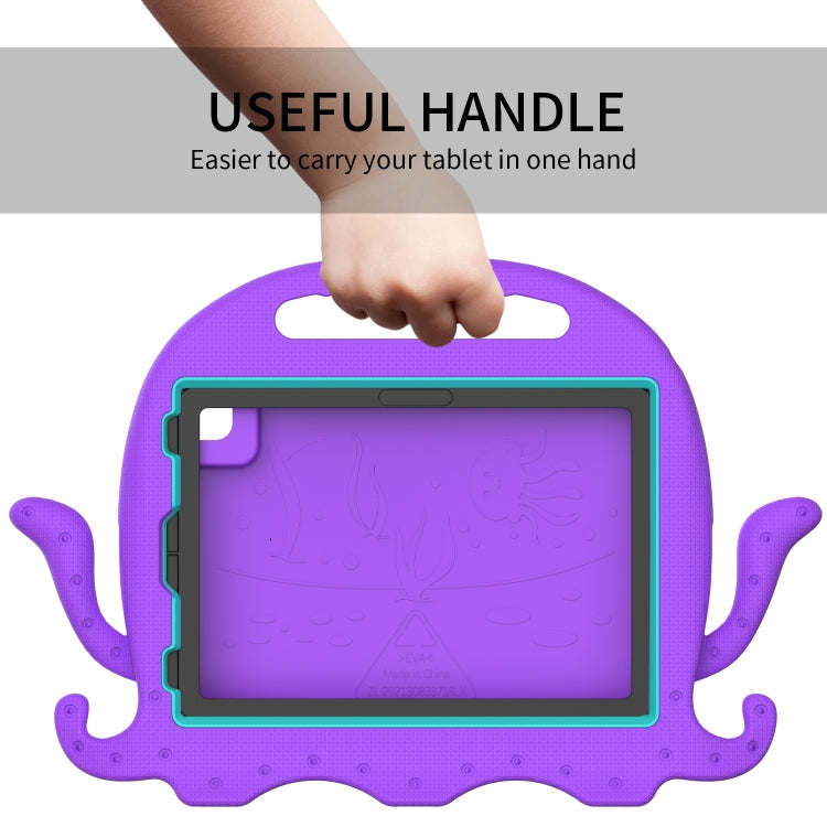 For iPad Pro 11 2025 / 2024 Octopus Style EVA Hybrid PC Shockproof Tablet Case with Strap