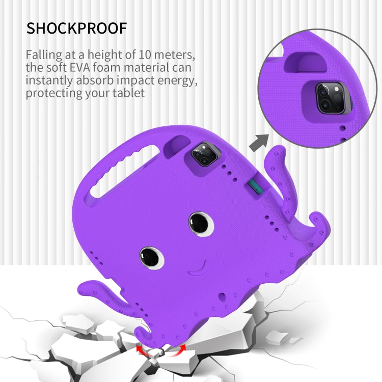 For iPad Pro 11 2025 / 2024 Octopus Style EVA Hybrid PC Shockproof Tablet Case with Strap