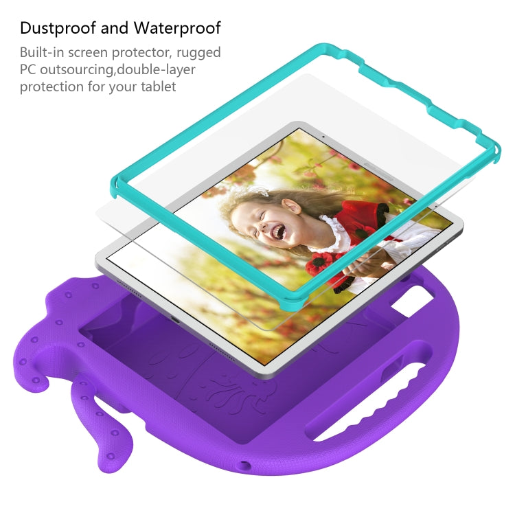 For iPad Pro 11 2025 / 2024 Octopus Style EVA Hybrid PC Shockproof Tablet Case with Strap