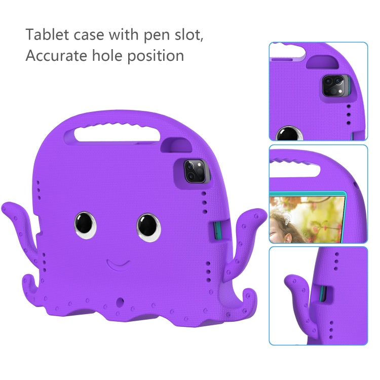 For iPad Pro 11 2025 / 2024 Octopus Style EVA Hybrid PC Shockproof Tablet Case with Strap