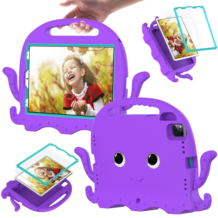 For iPad Pro 11 2025 / 2024 Octopus Style EVA Hybrid PC Shockproof Tablet Case with Strap