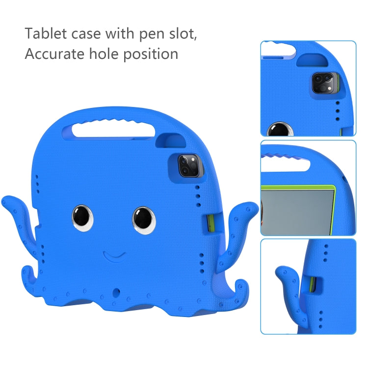 For iPad Pro 11 2025 / 2024 Octopus Style EVA Hybrid PC Shockproof Tablet Case with Strap